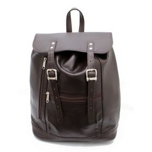 Ashlin® Designer Jessy Zippered Compartment Espresso Brown Backpack