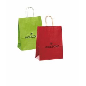Color Tinted Kraft Paper Shopping Bag 1C1S (10"x5"x13")