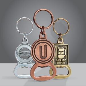 Custom Shape Metal Bottle Opener Key Chain
