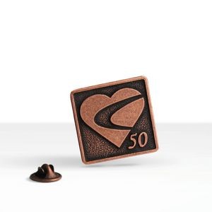 Custom Shape Econo Lapel Pin (3/4 in)