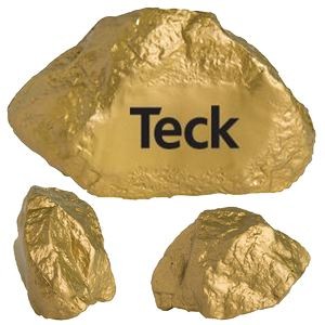 Rock (Gold) Stress Reliever