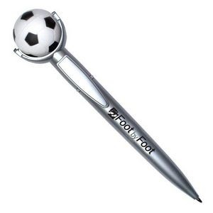 Soccer Ball Specialty Pen w/ Squeeze Topper