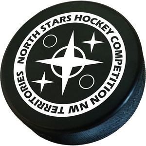 Official Hockey Puck - White Imprint