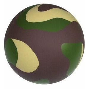 Round Ball Stress Reliever - Camouflage