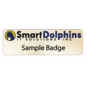 Full Color Sublimated Metal Badge