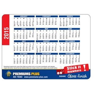 Stick-It Anywhere Gloss Desk Calendar (9.5