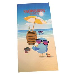 35 x 70 Silk Touch Sublimated Beach Towel - Sublimation