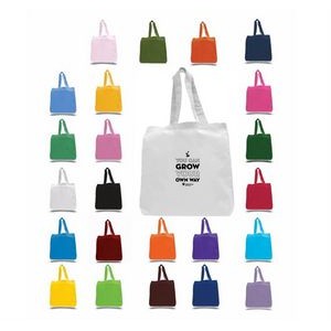 Cotton Tote Bag with Bottom Gusset - Overseas - Color