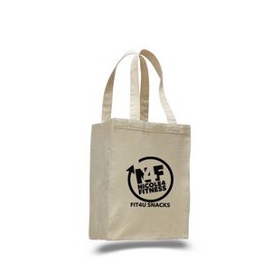Canvas Gusset Shopping Tote Bag - Overseas - Natural