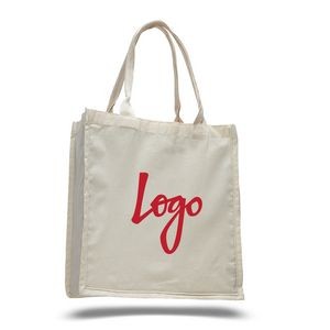 Fancy Cotton Shopper Bag - Overseas - Natural