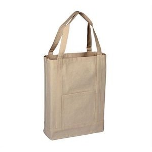 Two Tone Canvas Deluxe Tote