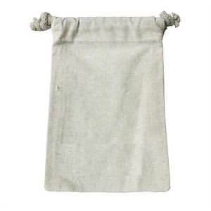 Mini Cotton Pouch Bag - Blank (Natural)