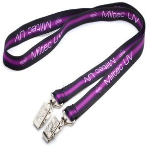 5/8" Double Ended Dye-Sub Lanyard (15 Mil)