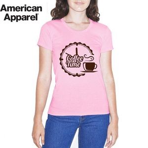 American Apparel 50 /50 Combed ring-spun Cotton/ Polyester Ladies' T-shirt