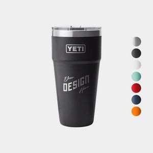 30 Oz YETI Rambler Stainless Steel Insulated Stackable Cup w/ Lid