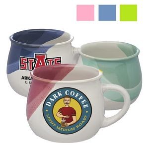 Two-Tone Drip Glazed Coffee Mug 12 oz. Coffee Mugs