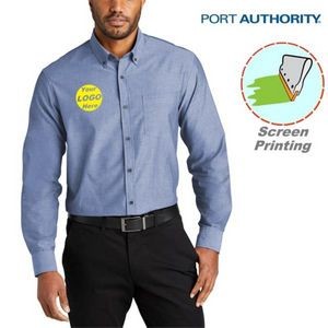 Port Authority Long Sleeve Chambray Easy Care Shirts 2.9 oz.