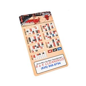 4"X6" Full Color NBA Schedule Magnets