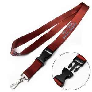 1' Nylon Lanyards with Buckle Release