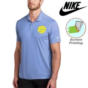 Nike Dry Victory Textured Polo w/ Screen Print 4.1 oz Tshirt