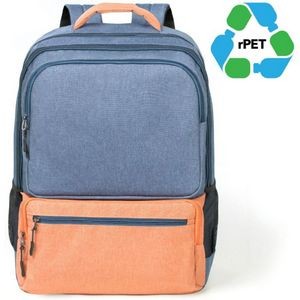 Business Tech Bag rPET Recycled 600D Polyester Laptop Backpack