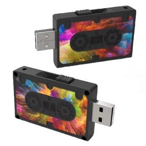 Retro Cassette Tape USB Flash Drive