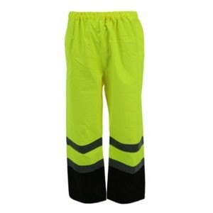 Hi Vis Class E Reflective Tape Color Block Over Trousers Waterproof Safety Pants