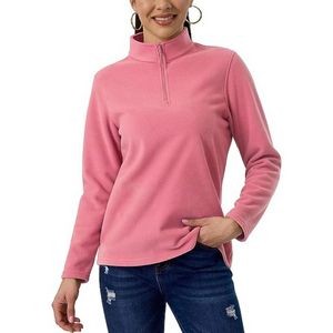 REPREVE® - Women's RPET 1/4 Zipper Fleece Pullover W/ Wrinkle Resistance