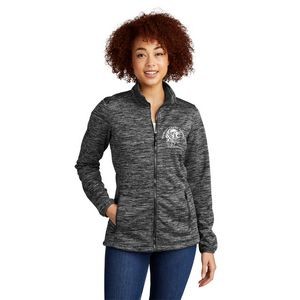 Sport-Tek® Ladies PosiCharge® Electric Heather Soft Shell Jacket