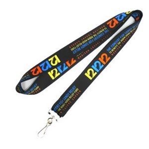 7-Day Rush 1/2 Inch Dye-Sublimation Lanyards