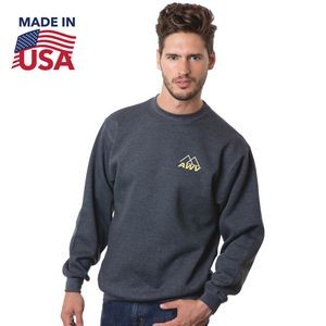 Made In USA 100% Pre-Shrunk Unisex Crewneck Fleece
