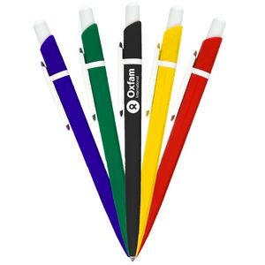 Click Seattle B Ballpoint Pen W/ Color Barrel & Clip