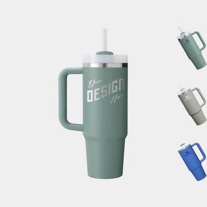 30 oz Stanley® Stainless Steel Insulated Quencher Travel Mug