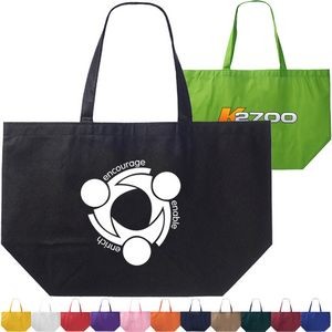 Non-woven promotional budget shopping Tote Bag W/ Gusset (20