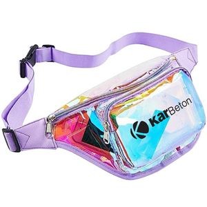 Stadium Approved Clear PVC Iridescent Waist Bag Fanny Pack