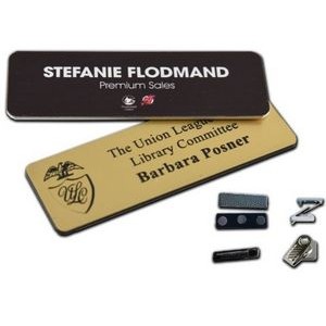Name Badge w/Engraved Personalization (2