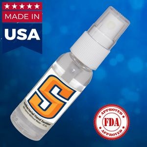 1 Oz. USA Made Hand Sanitizer Liquid Spray