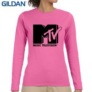 Gildan 4.5 oz 100% Cotton Preshrunk Softstyle Girls' Fit Long Sleeve T-Shirts
