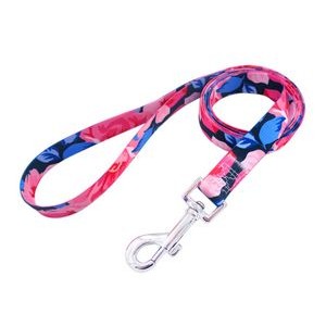 3/4"W x 72"L Polyester Sublimation Pet Leash w/ Metal Carabiner