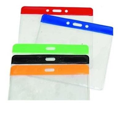 Color Coded Badge Holder Horizontal