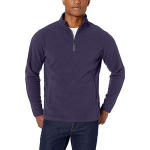 REPREVE® - Men's rPET 1/4 Zipper Fleece Pullover W/ Pocket & Wrinkle Resistance
