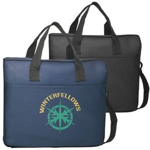 Polyester Laptop Bag w/Shoulder Strap & Zip (16" x 12")