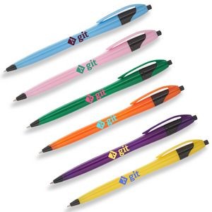 Two Tone Plastic Pens w/ Custom Imprint Click Action Pen