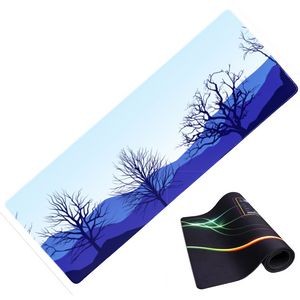 11.8" x 31.5" 3MM Gaming Mouse Pad with Rubber Backing