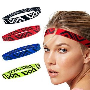 Headbands 1 Inch Dye Sublimation Stretchy Full Color Both Sides