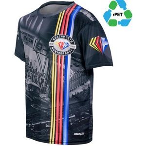 Youth rPET Recycled 100% Polyester Sublimation Performance Short Sleeve T-Shirt