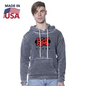 USA Made Unisex Burnout Pullover Hoody
