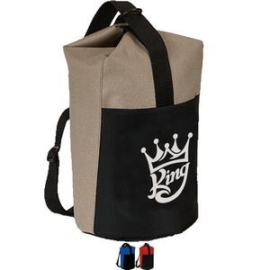 Premium Insulated 12 Pack Sling Cooler Bag w/ Front Pocket (15"H x 8"D)