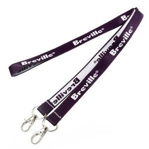 1/2" inch Double Ended Woven Lanyards