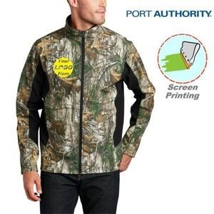 Port Authority Camouflage Colorblock Soft Shell Jackets